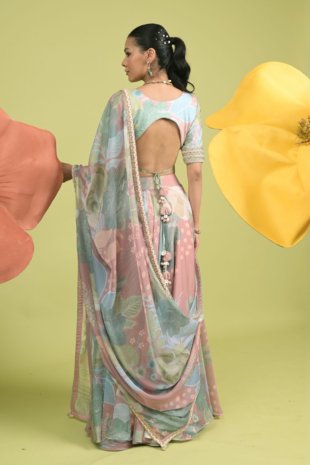Empress Rose Lehanga Set