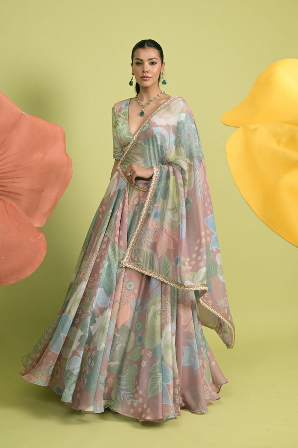 Empress Rose Lehanga Set