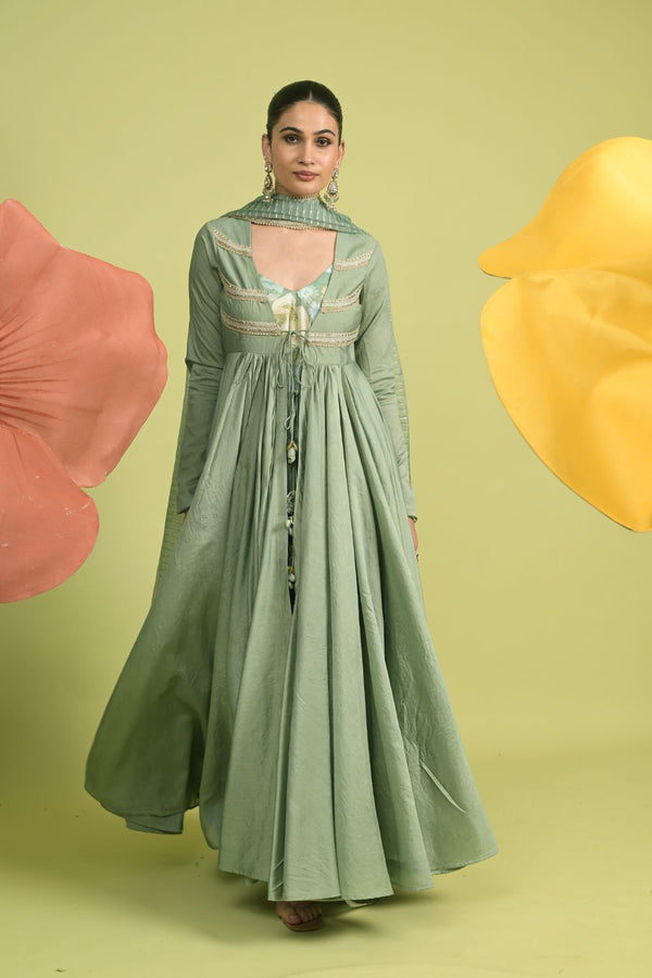 Dew Anarkali set