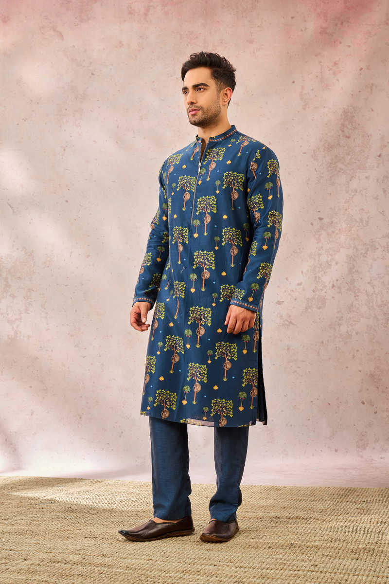 NDIGO WILDSCAPE MENSWEAR KURTA