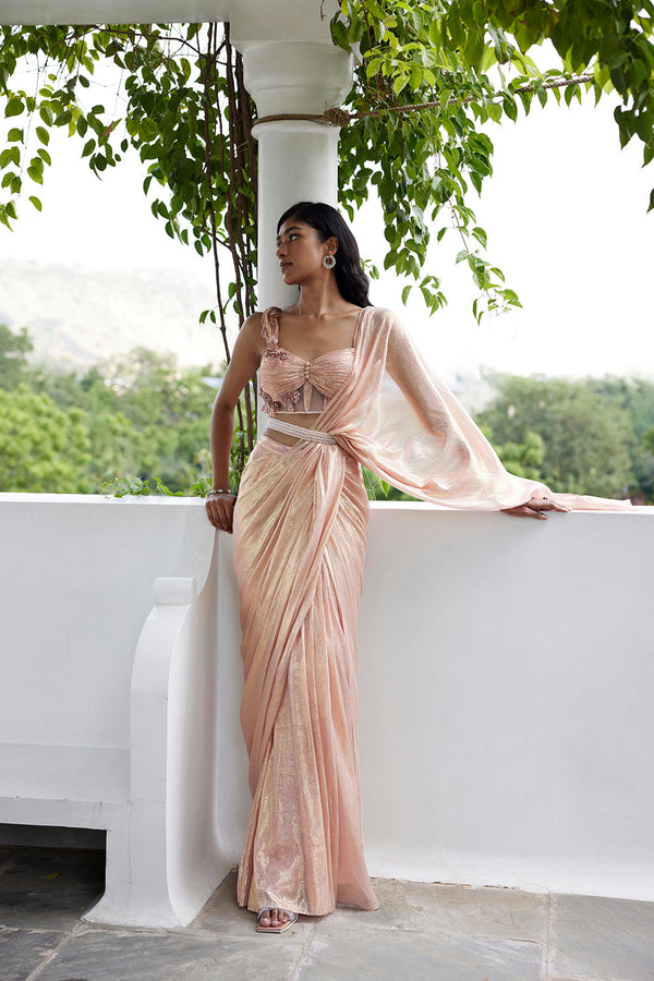 Grace Draped Saree Set