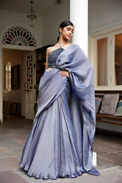 Chloe Draped Saree Set