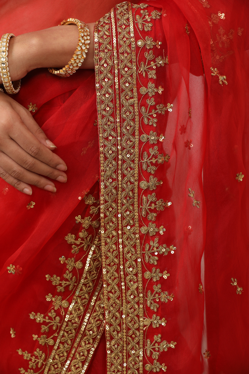Laal Andaaz Saree Set