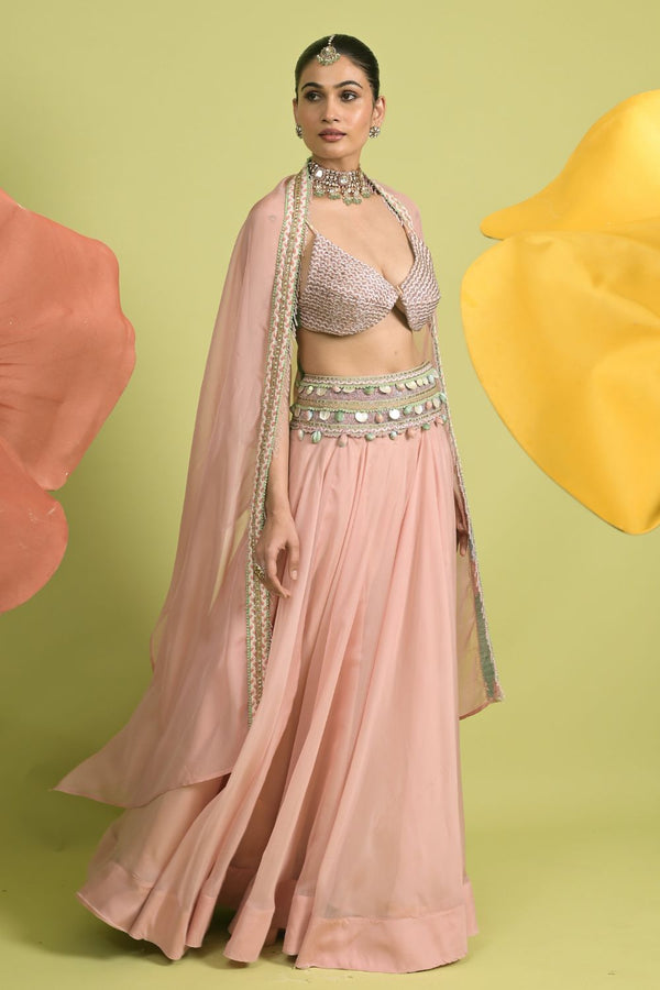 Dewkissed Lehanga Set