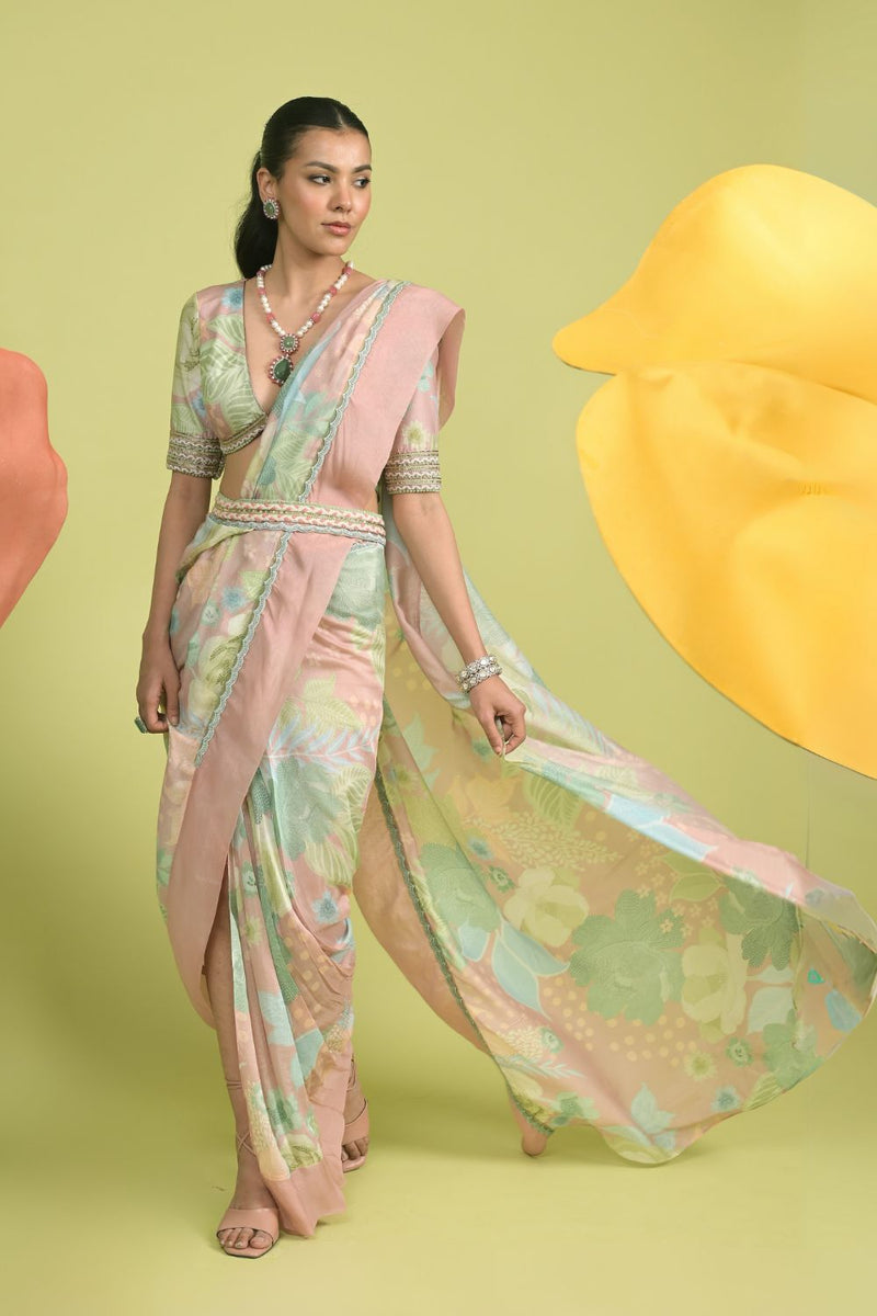 Blossom Saree with Blouse