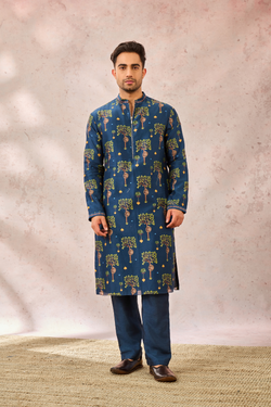 NDIGO WILDSCAPE MENSWEAR KURTA