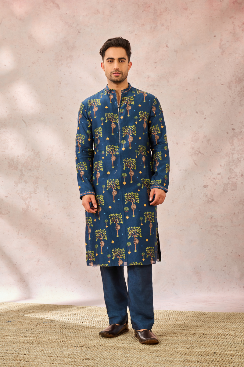 NDIGO WILDSCAPE MENSWEAR KURTA