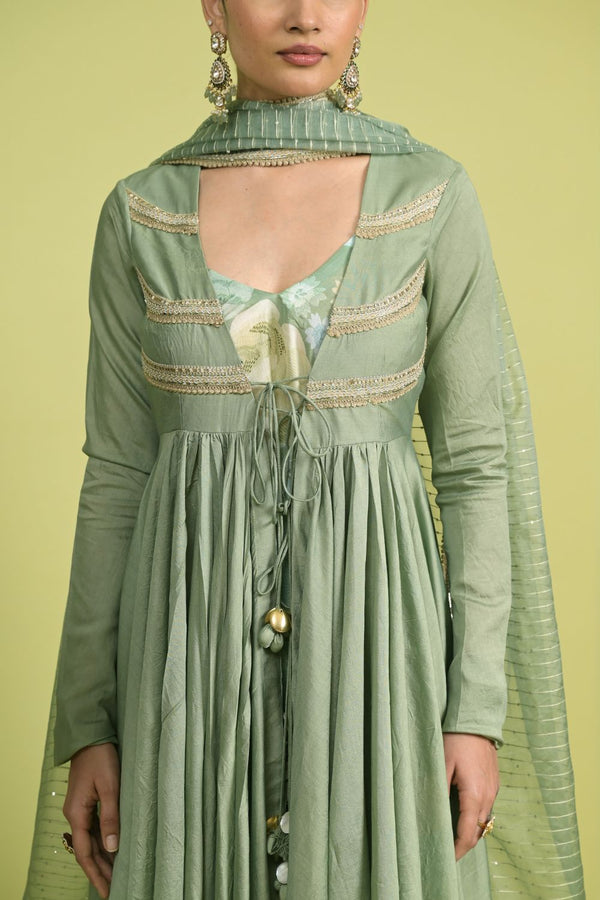 Dew Anarkali set