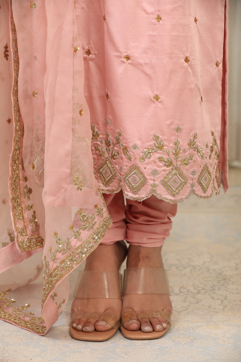 Sonam Pink Kurta Set