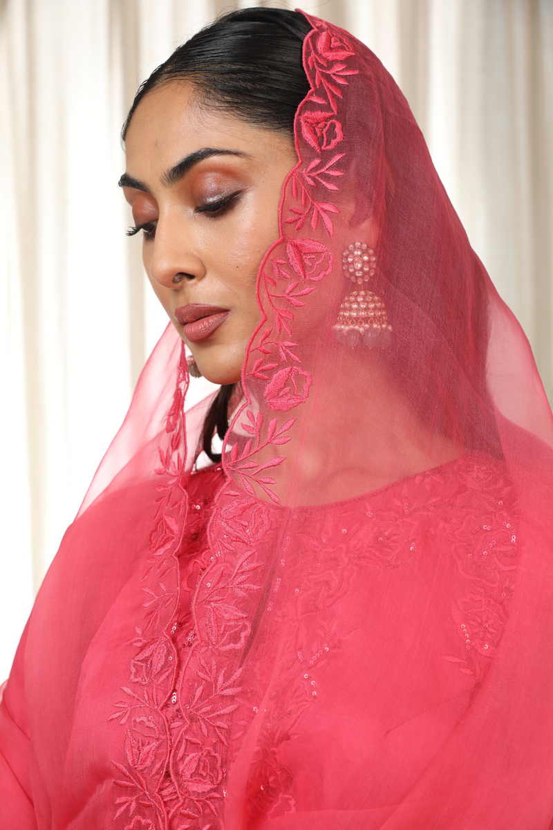 Kashmiri Pink Richa Set