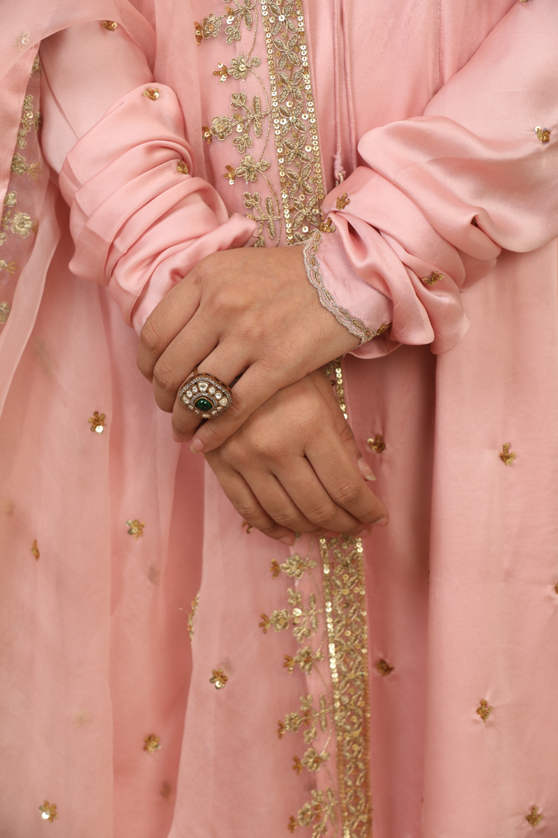 Sonam Pink Kurta Set