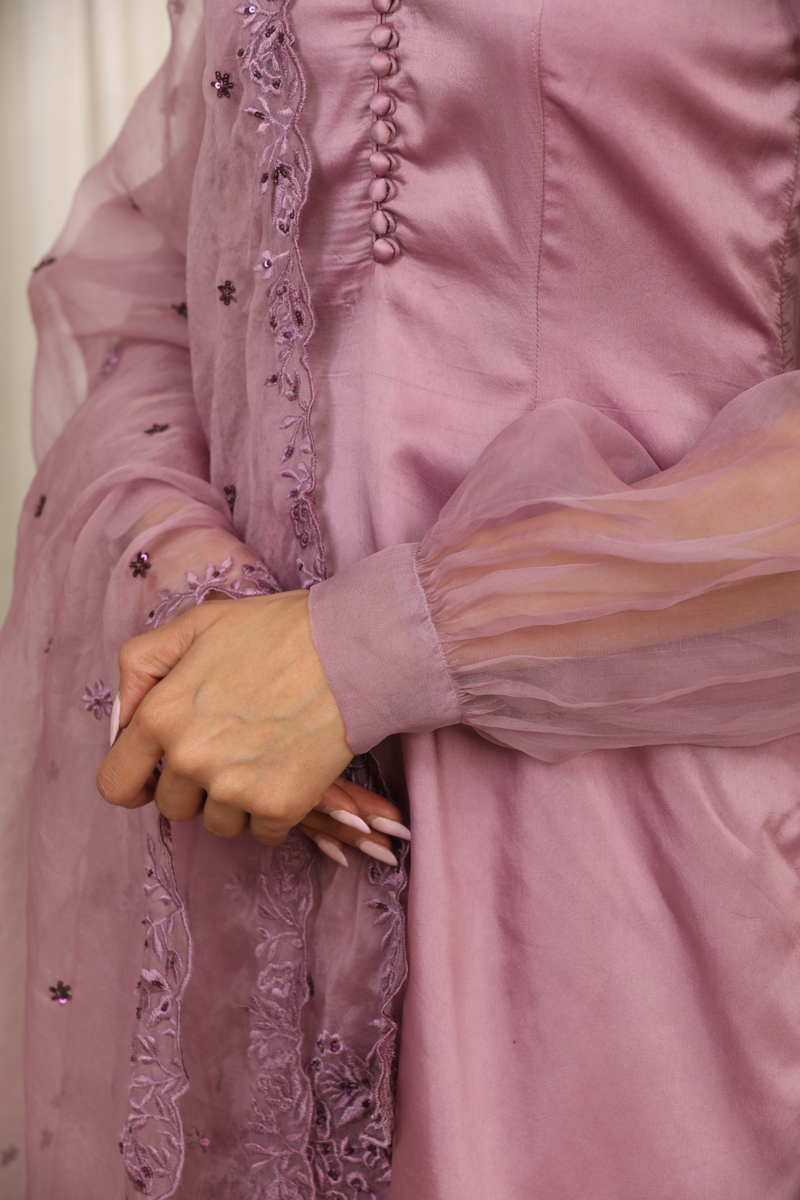 Lavender Kurta Set