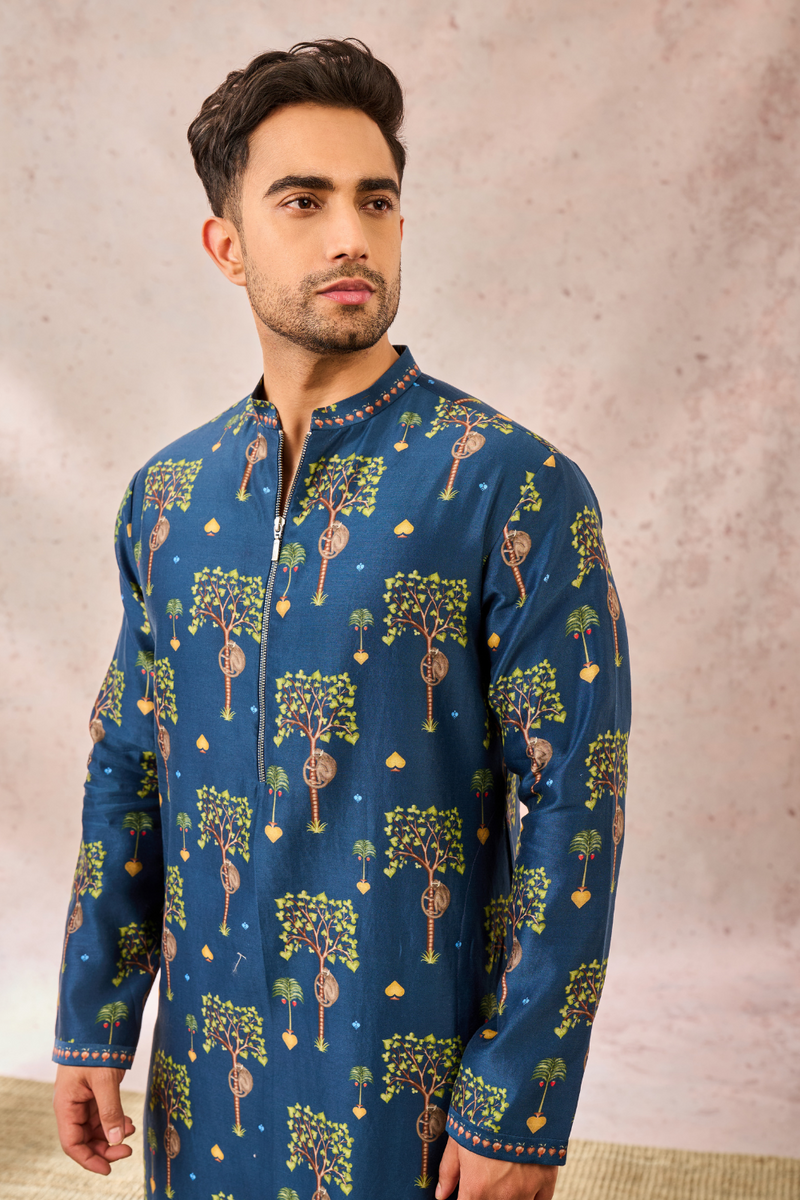 NDIGO WILDSCAPE MENSWEAR KURTA