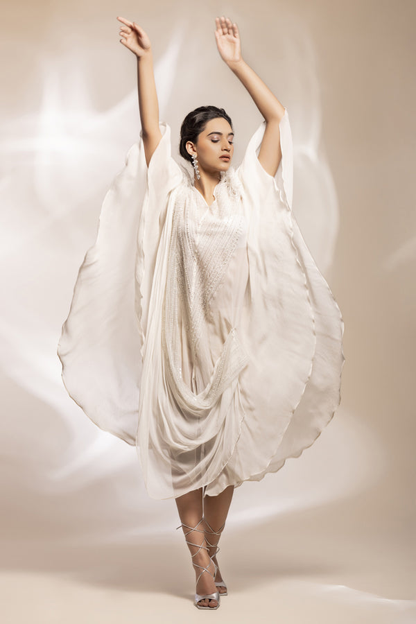 Ethereal Feather Touch Kaftan