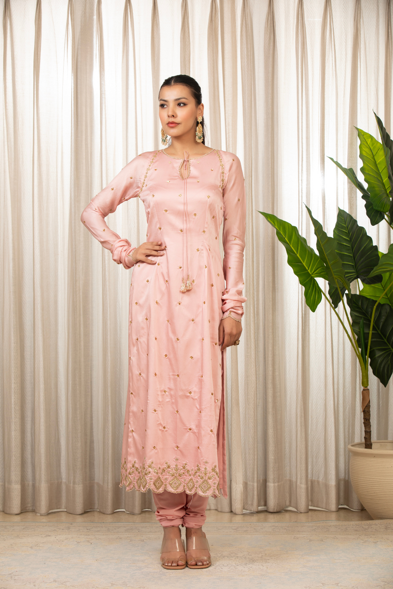 Sonam Pink Kurta Set