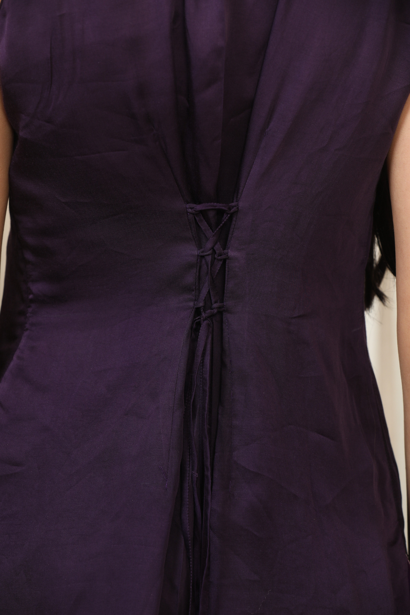 Jasmine Purplish Sharara Set
