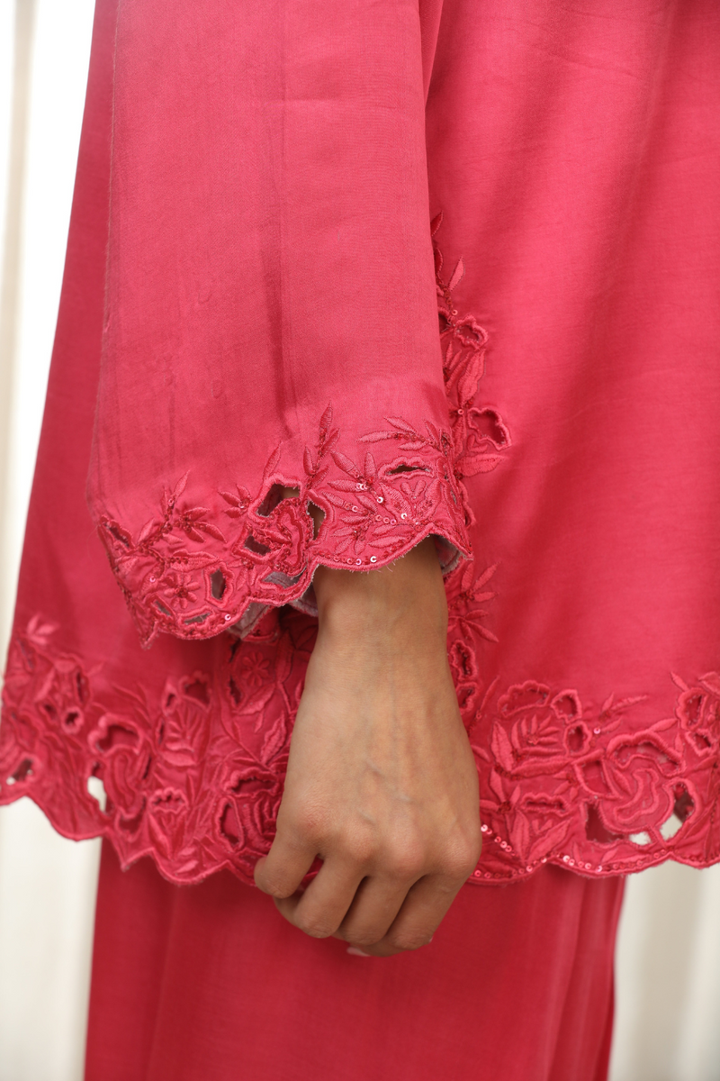 Kashmiri Pink Richa Set