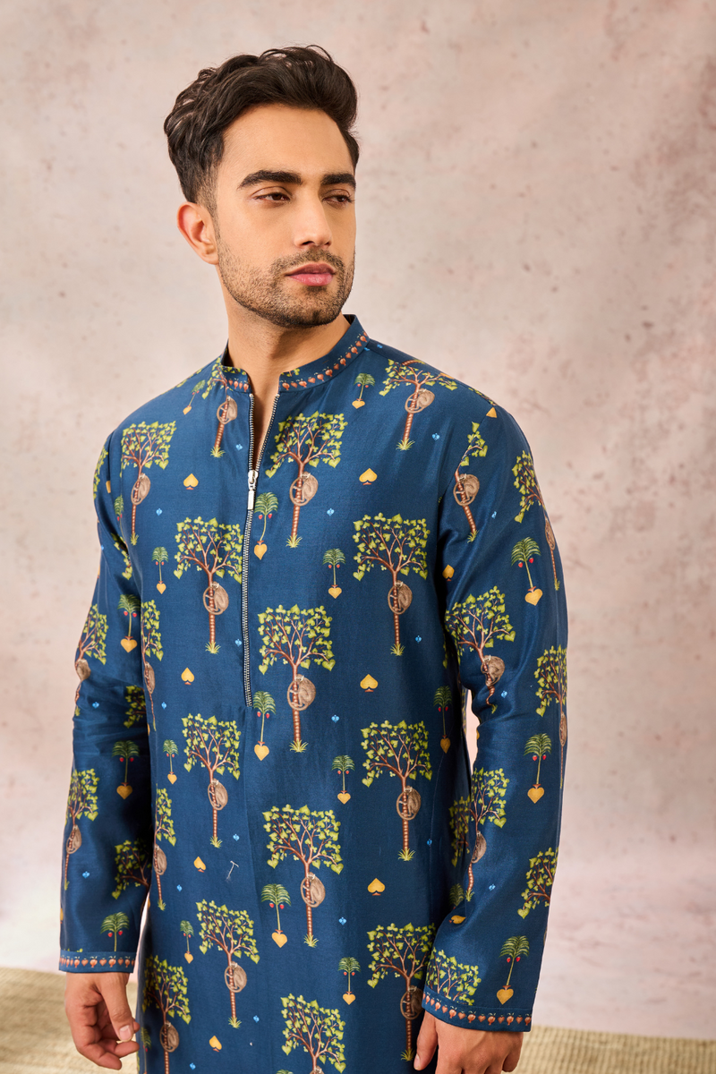 NDIGO WILDSCAPE MENSWEAR KURTA