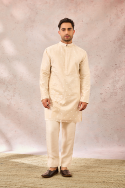IVORY SPADE BLOSSOM KURTA