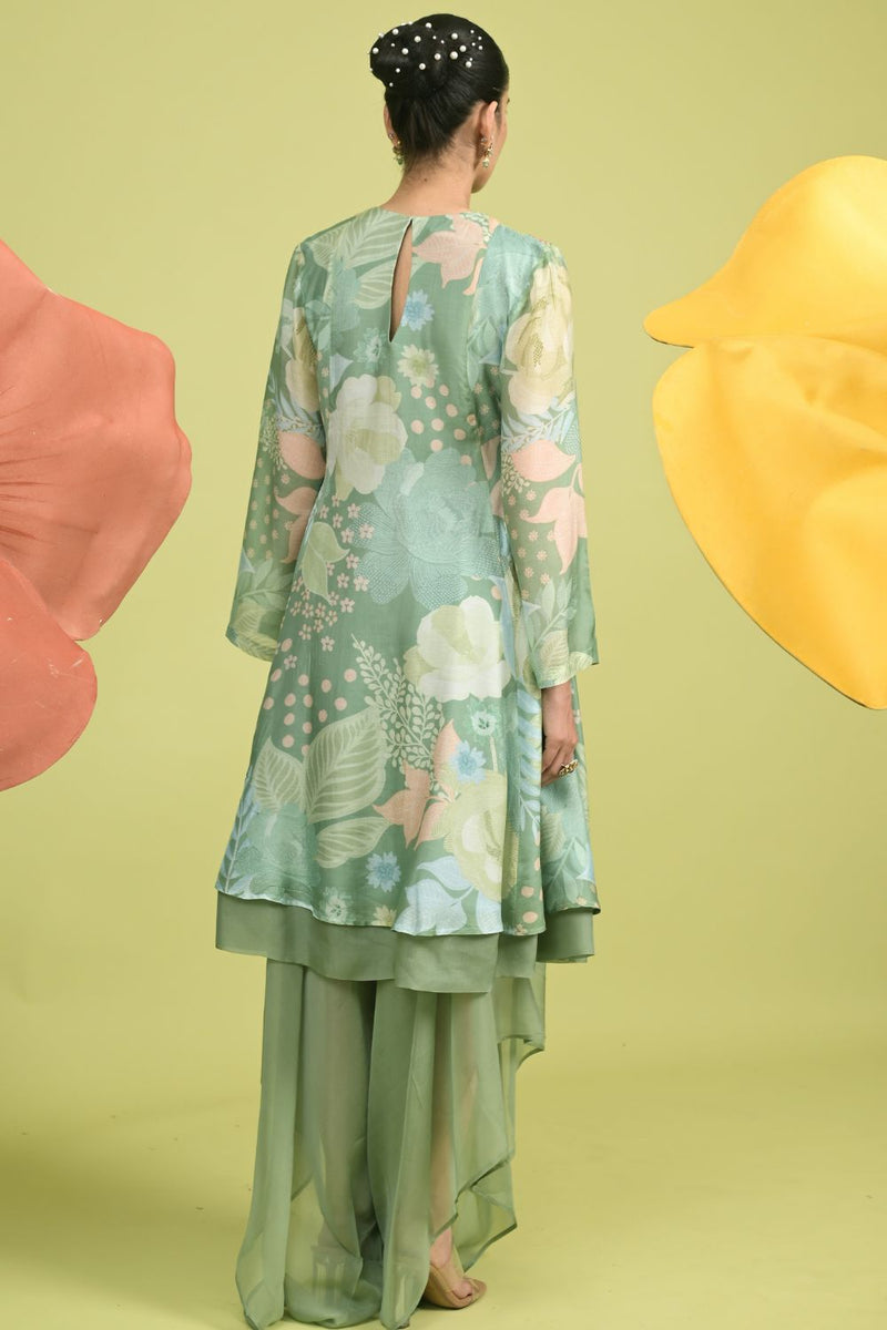 Ornate Asymmetrical Tunic set