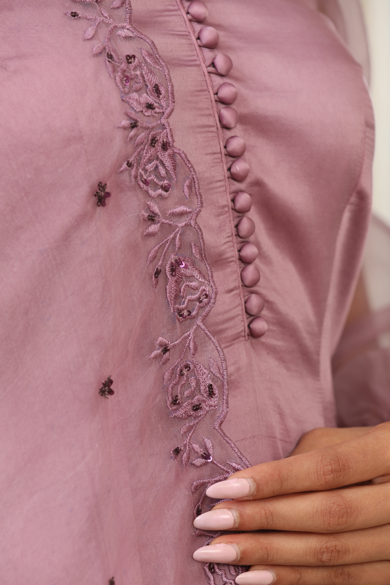 Lavender Kurta Set