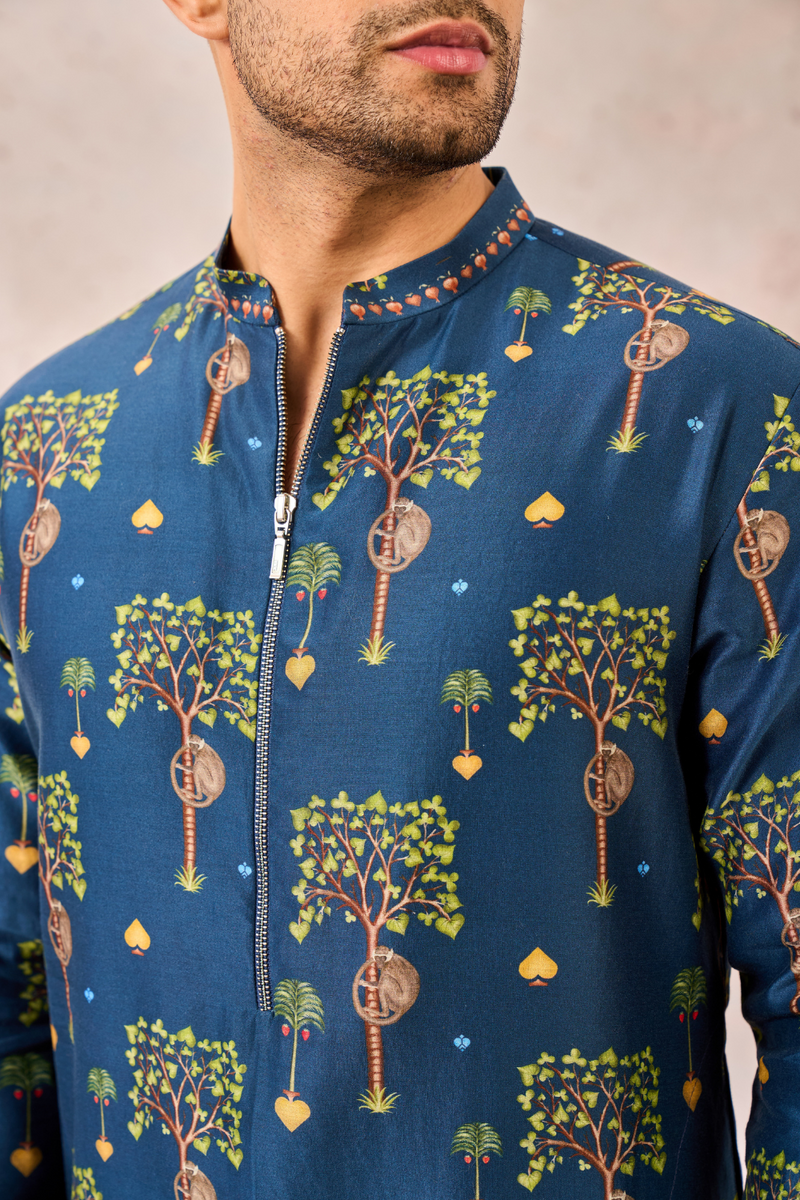 NDIGO WILDSCAPE MENSWEAR KURTA