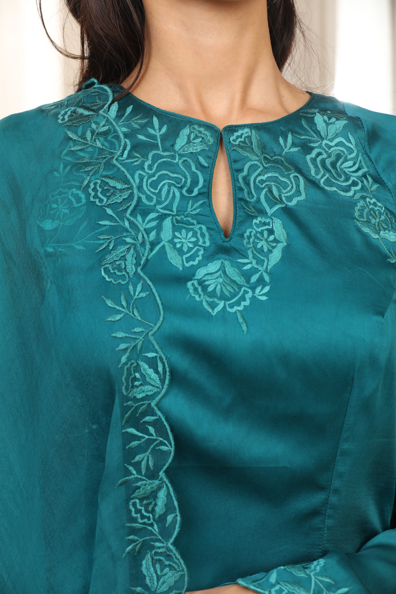 Teal Richa Long Set