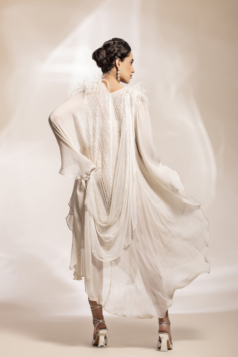 Ethereal Feather Touch Kaftan