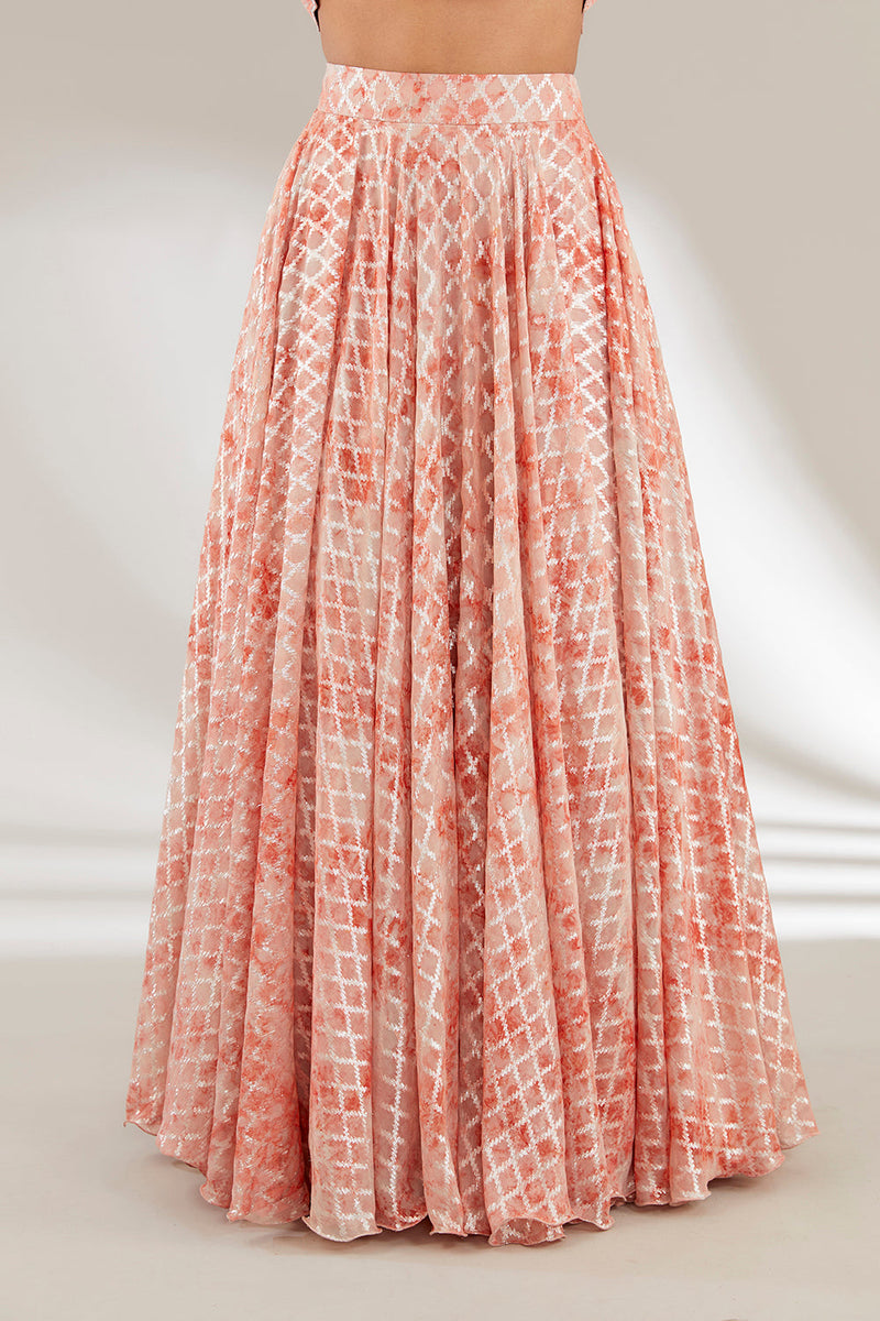 CROP TOP SKIRT SET