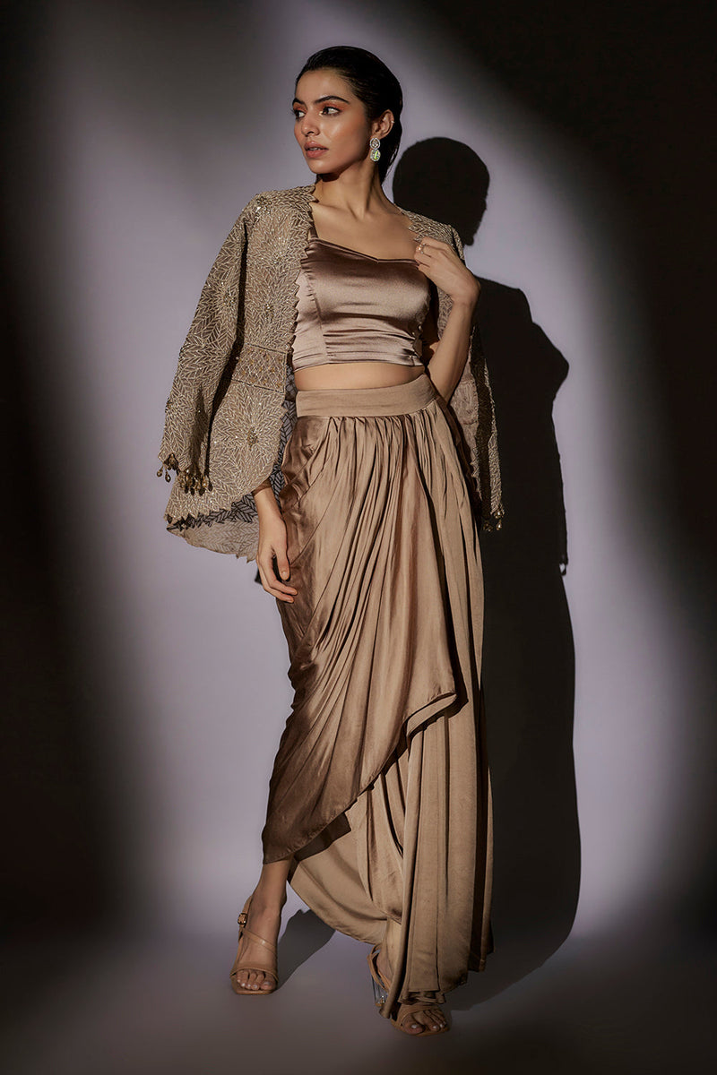 Full Embroided Badla Jacket With Our Signature Pickup Skirt