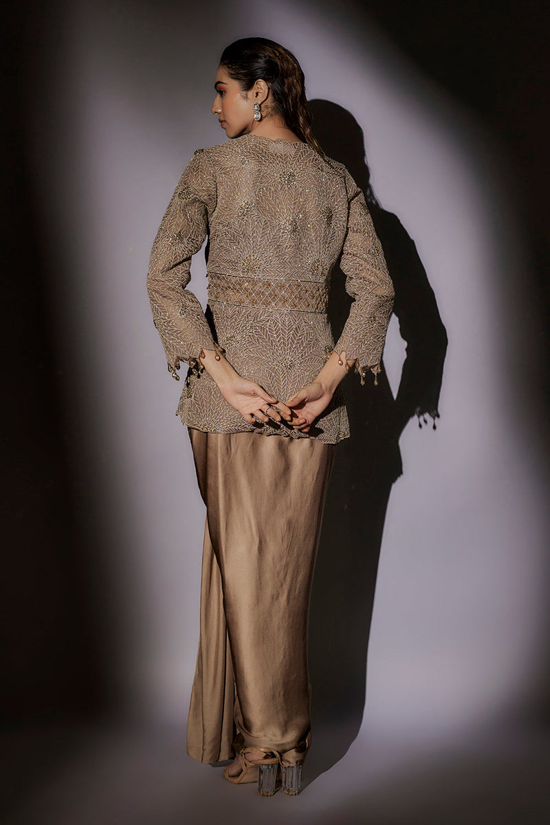 Full Embroided Badla Jacket With Our Signature Pickup Skirt