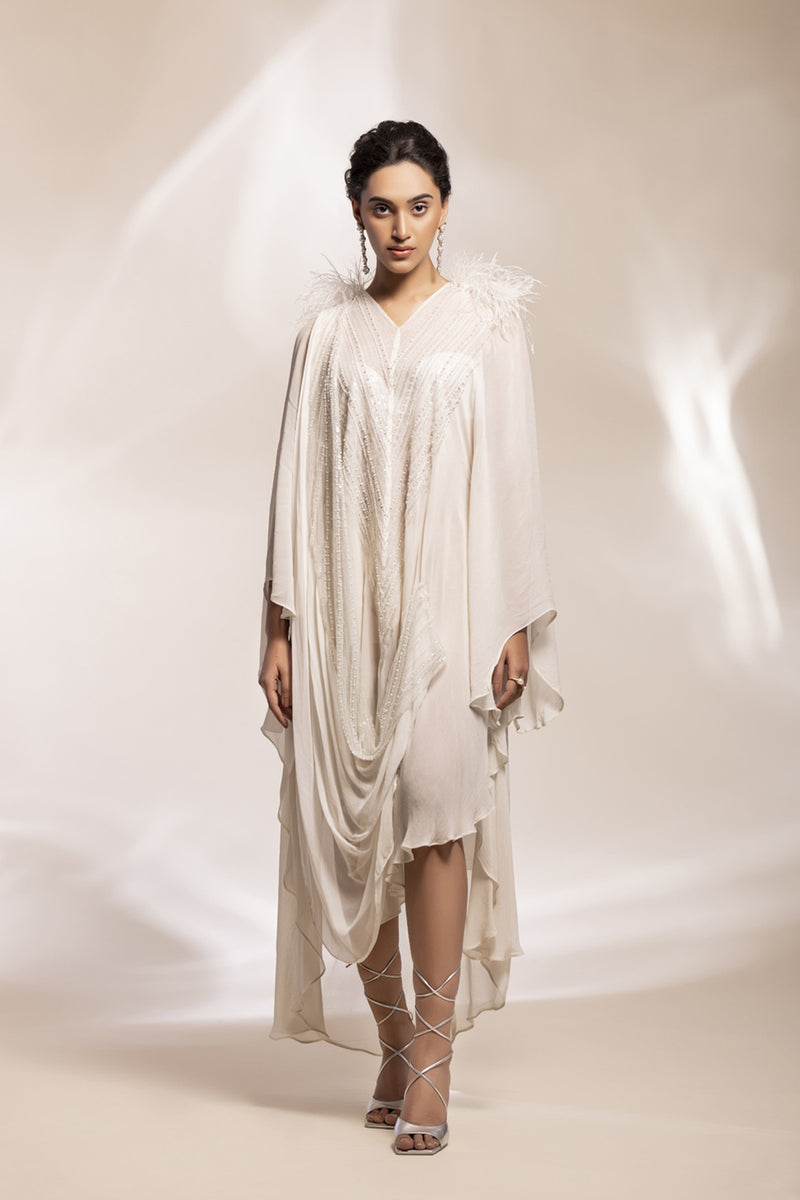 Ethereal Feather Touch Kaftan