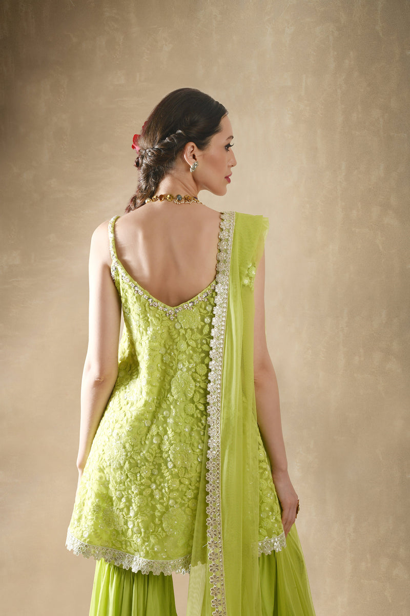 Lime Green Kurta Set