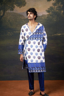 Stylish Angrakha Kurta Set