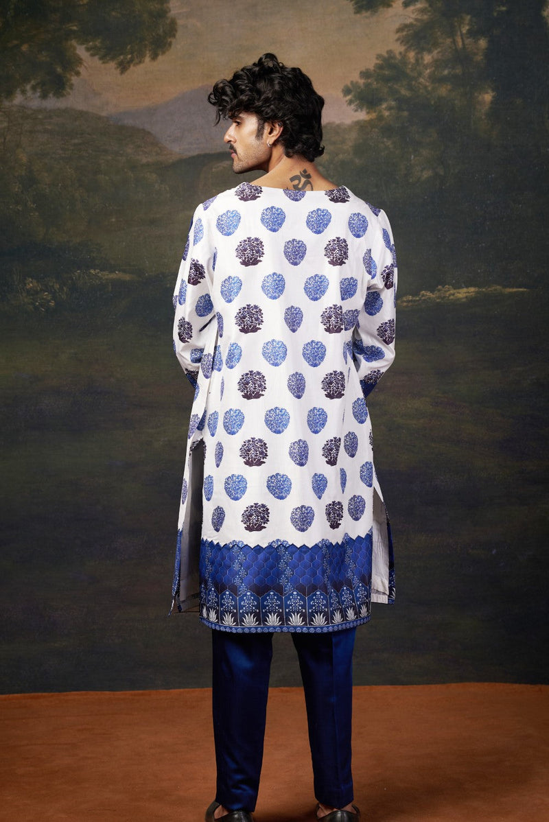 Stylish Angrakha Kurta Set
