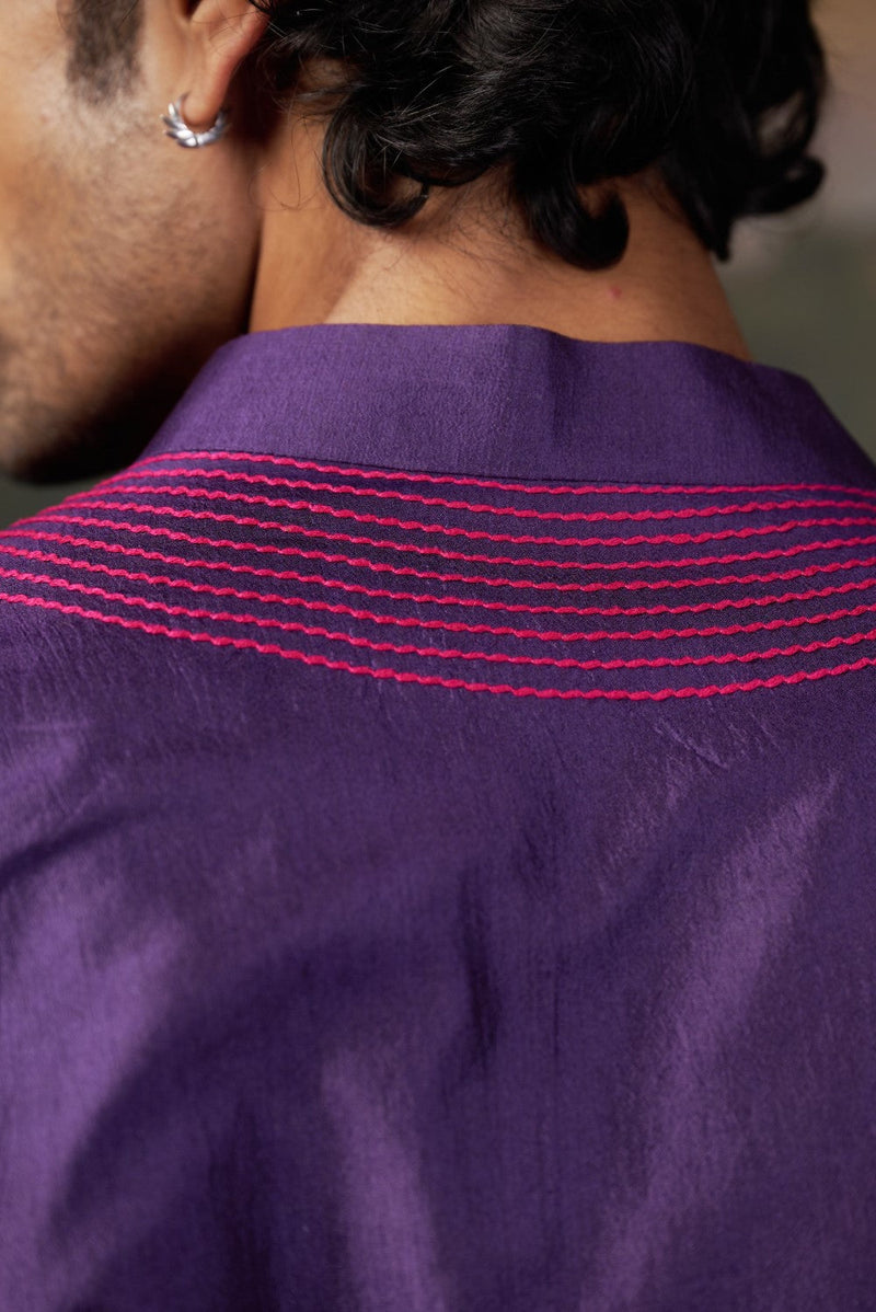 Thread Work Kurta Pyjama Set