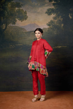 Organza Coord Red Set