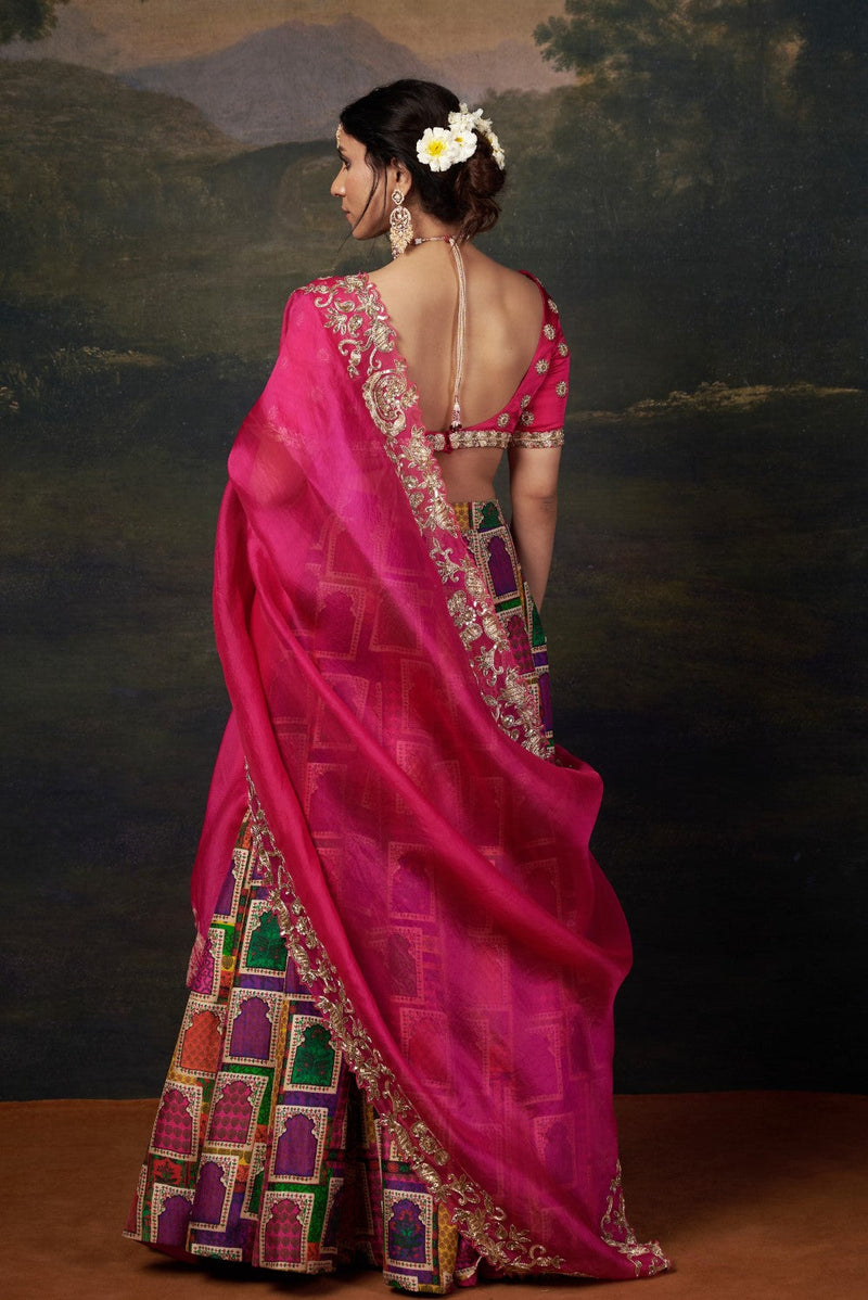 Heavy Zardosi Work Bridal Lehenga Set