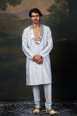Mirror Work Kurta with Matching Pyjama