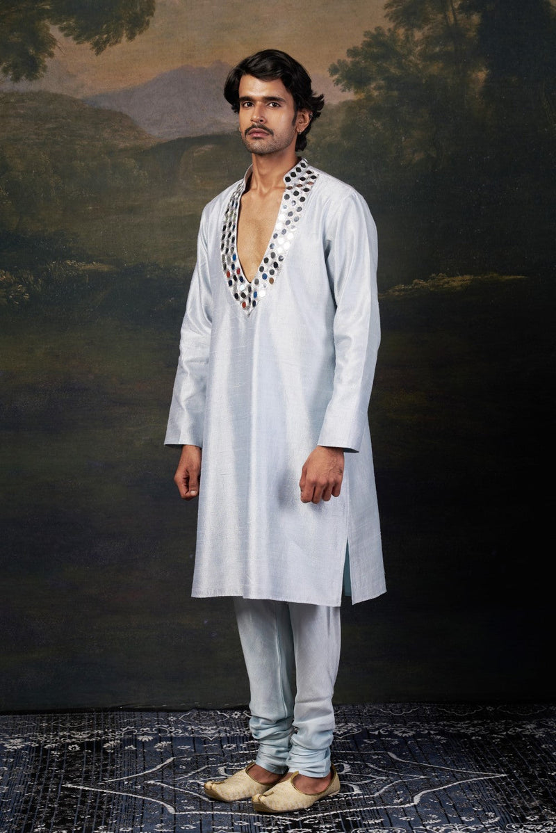 Mirror Work Kurta with Matching Pyjama