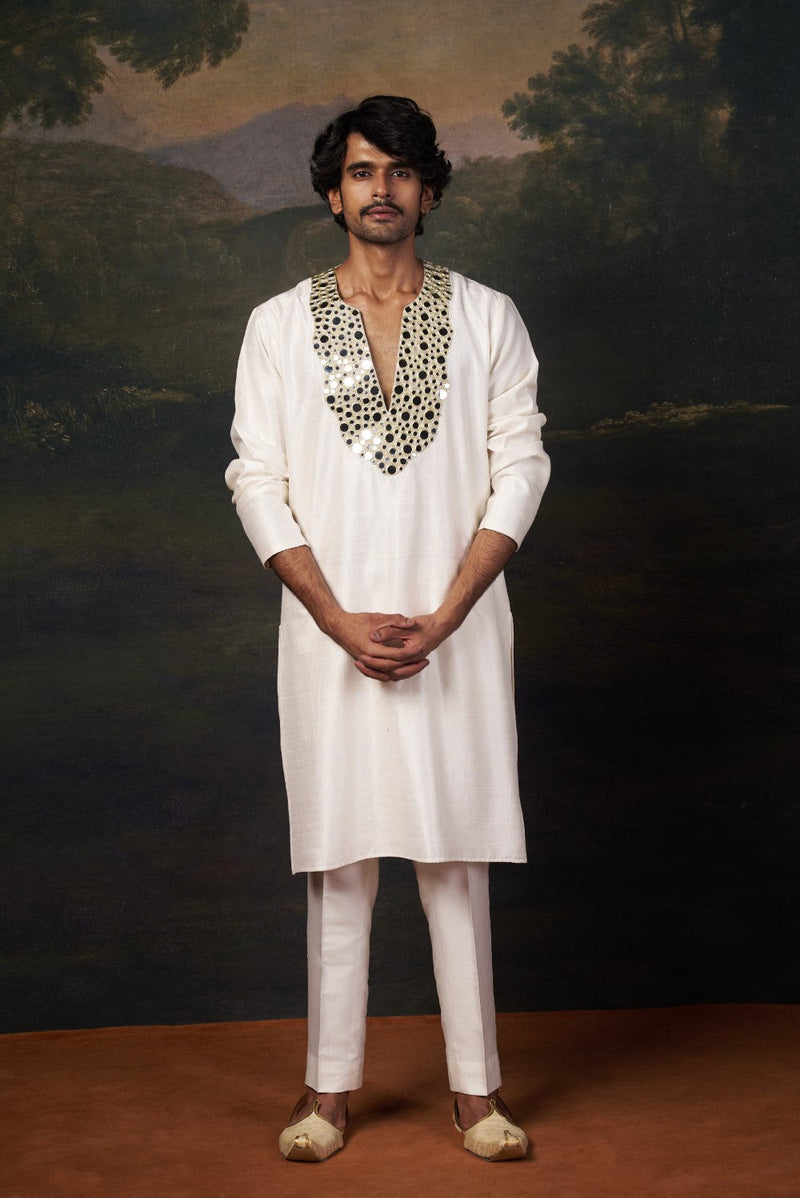 Mirror Work Kurta with Matching Pyjama