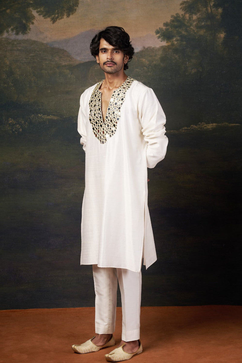Mirror Work Kurta with Matching Pyjama