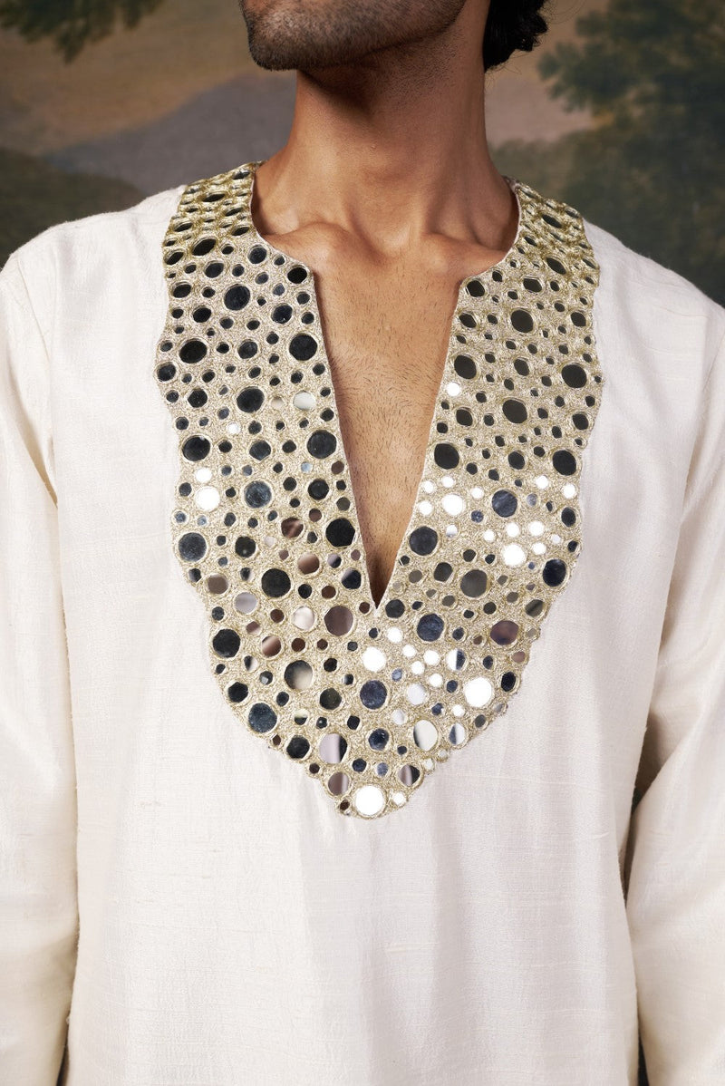 Mirror Work Kurta with Matching Pyjama