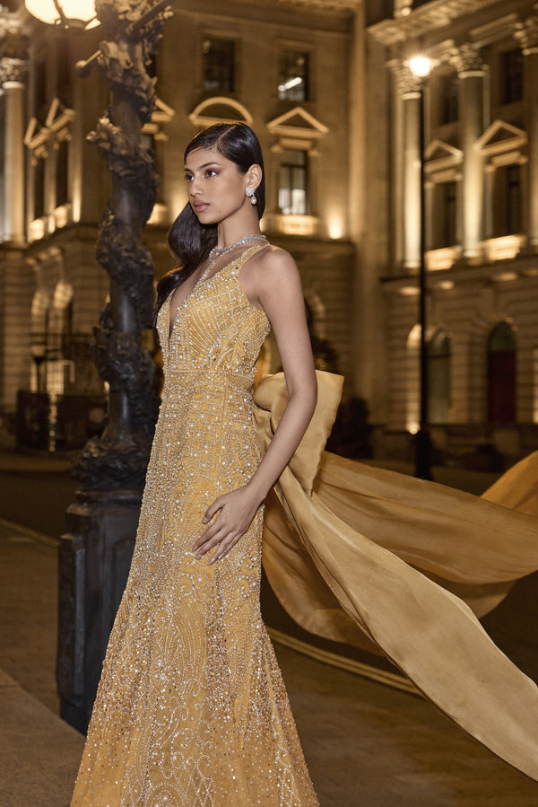 Golden Pearl Gown