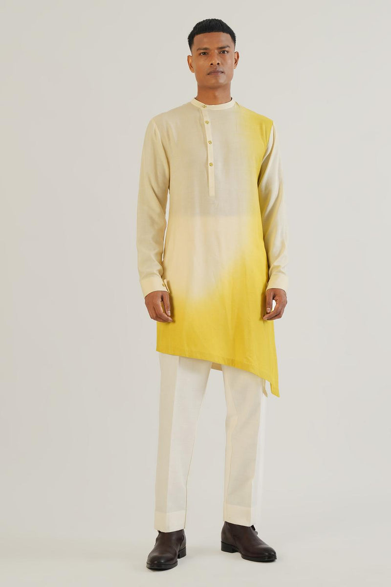 Dip Dyed Asymmetric Kurta