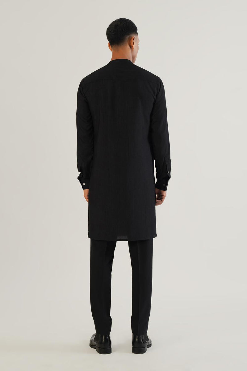 Criss Cross Front Open Sherwani