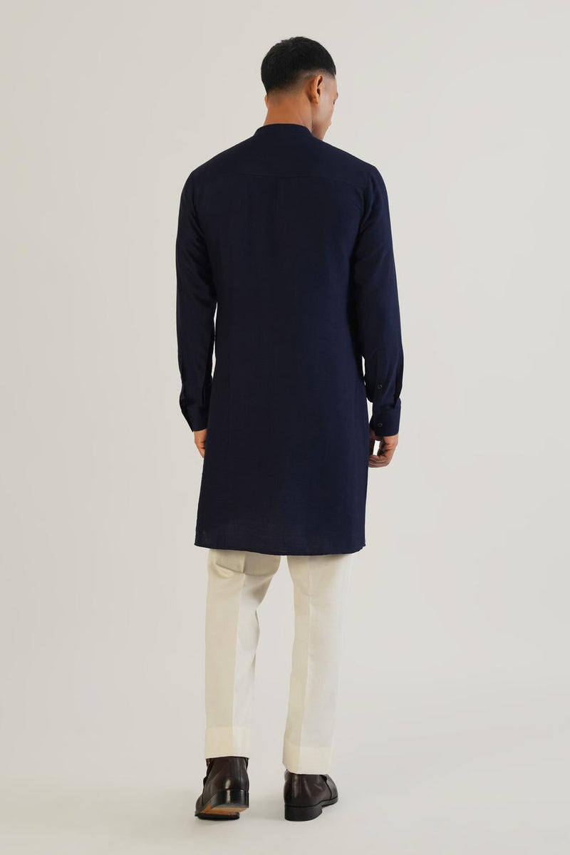 Criss Cross Front Open Sherwani