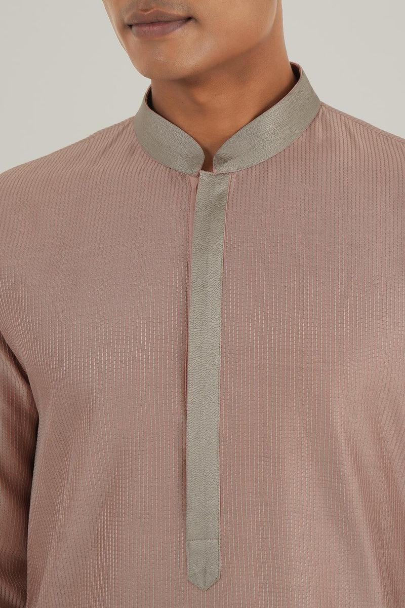Cotton Silk Chanderi Kurta Set