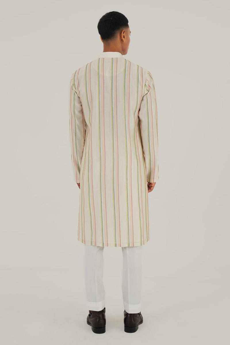 Cotton Silk Chanderi Kurta Set