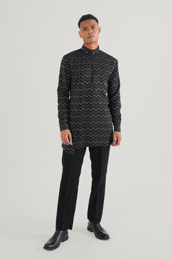 Zig Zag Weave Kurta